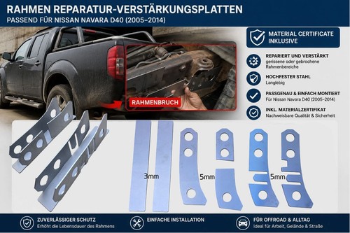 Navara d40 verstärkung - 7x,